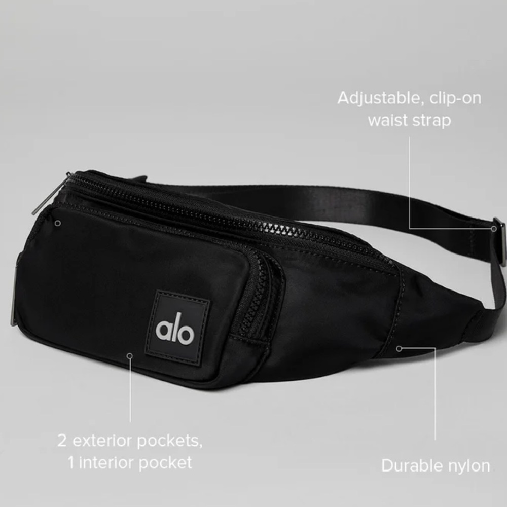 ALO Yoga Black Waist Bag